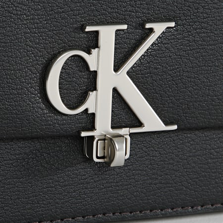 Calvin Klein - Bolso de mujer Minimal Monogram 0083 Negro
