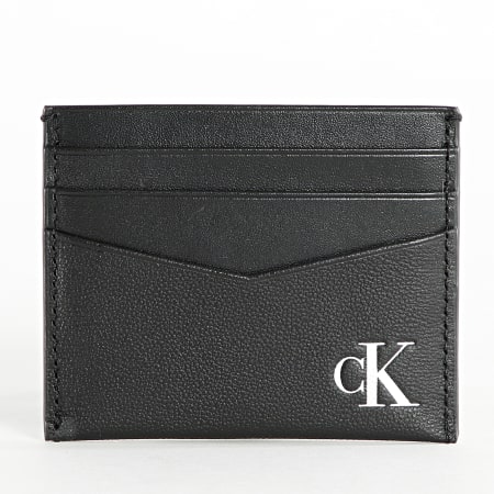 Calvin Klein - Porte-cartes Mono Silver 9867 Noir