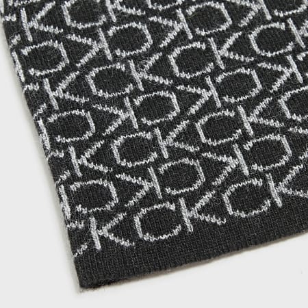 Calvin Klein - Gorra Monogram Wool No Fold Cap 0689 Negro