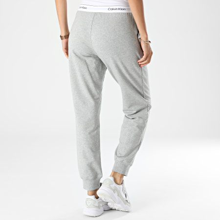 Calvin Klein - Pantalon Jogging Femme QS6872E Gris Chiné