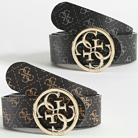 Ceinture GUESS Vezzola – Taille W105, Beige/marron Clair – Neuf Avec étiquettes