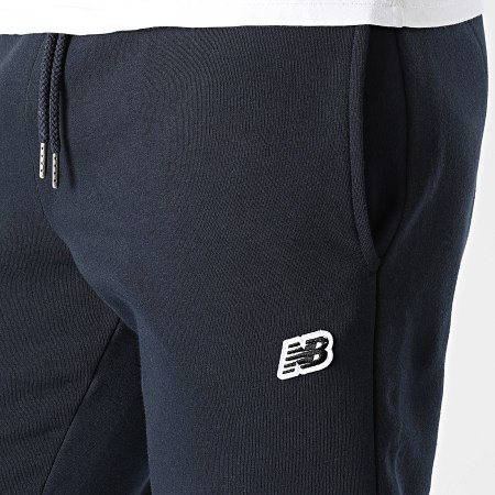 New Balance - Pantalon Jogging Logo MP23600 Bleu Marine