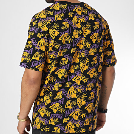 New Era - Camiseta Oversize Grande Los Angeles Lakers 60284621 Negro