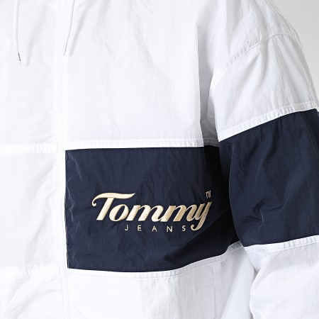 Tommy Jeans - Veste Zippée Archive Statement 4083 Blanc Bleu Marine