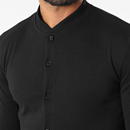Uniplay - Chemise Manches Longues UY855 Noir