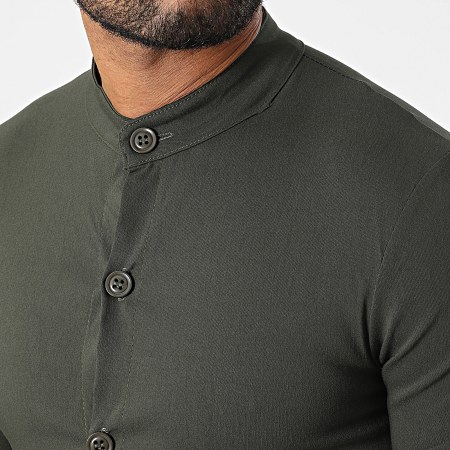 Uniplay - Camicia a maniche lunghe UY906 Verde Khaki