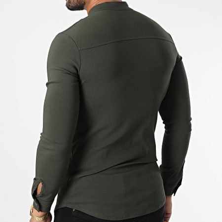 Uniplay - Camicia a maniche lunghe UY906 Verde Khaki