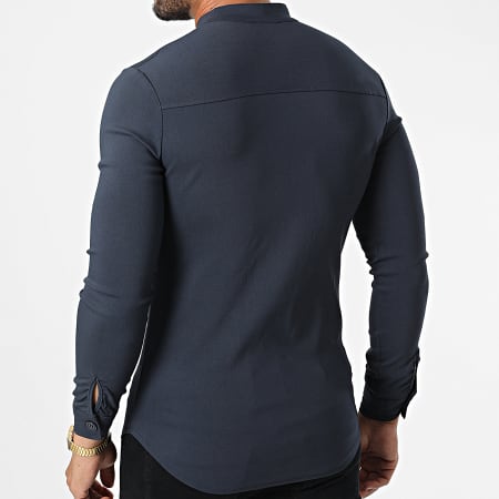 Uniplay - Camicia a maniche lunghe UY906 blu navy