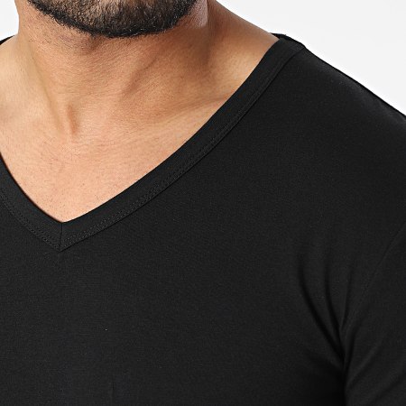 BOSS - Lote de 2 camisetas con cuello en V 50475292 Negro