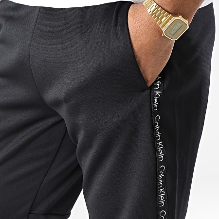 Calvin Klein - GMF2P603 Pantalón de chándal con banda Negro