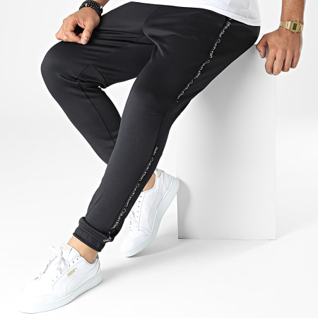 Calvin Klein - GMF2P603 Pantalón de chándal con banda Negro