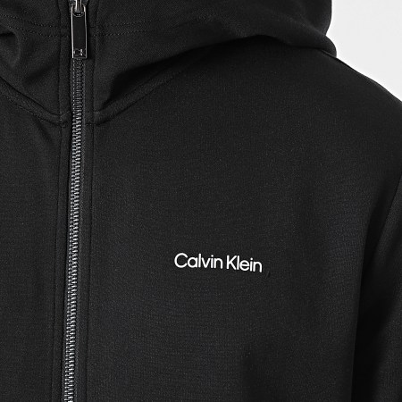 Calvin Klein - Veste Zippée Capuche Micro Logo Repreve 9697 Noir
