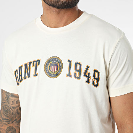 Gant - Camiseta Crest Shield 2003150 Beige