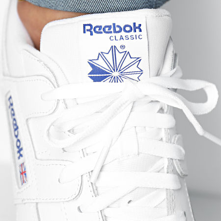 Reebok - Workout Plus Zapatillas HP5909 Calzado Blanco Classic Cobalt