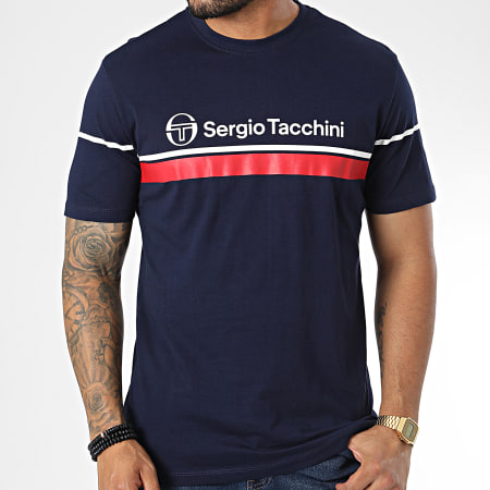 Sergio Tacchini - Kyle Camiseta 39916 Azul Marino Rojo
