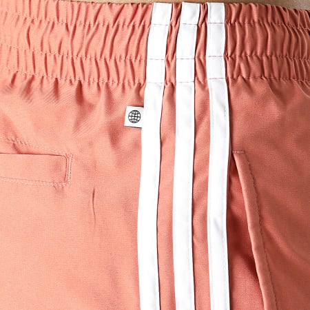 Adidas Originals - Short De Bain A Bandes 3 Stripes HK7326 Rose