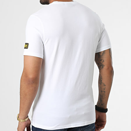 Barbour International - Tee Shirt Devise MTS0982 Blanc