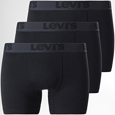 Levi's - Juego de 3 bóxers 905045001 Negro