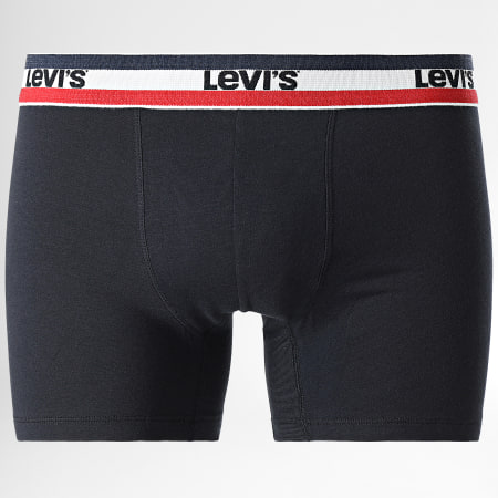 Levi's - Set di 3 boxer grigio navy 100002870