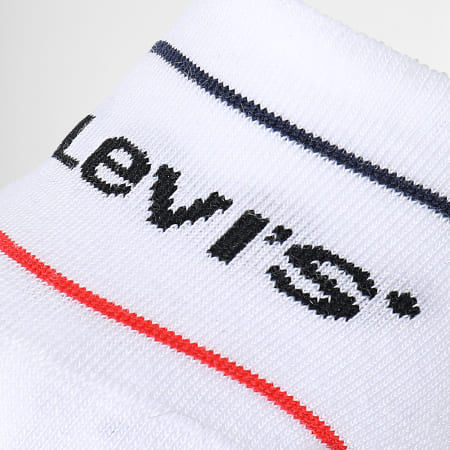 Levi's - Lot De 2 Paires De Chaussettes Invisibles 701219508 Blanc