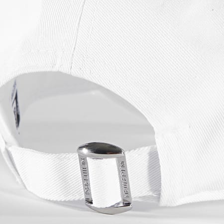 New Era - Cappellino da donna 9Forty Metallic Logo Los Angeles Dodgers Bianco