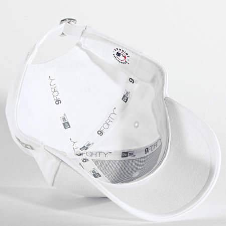 New Era - Gorra de mujer 9Forty Metallic Los Angeles Dodgers Logo Cap White