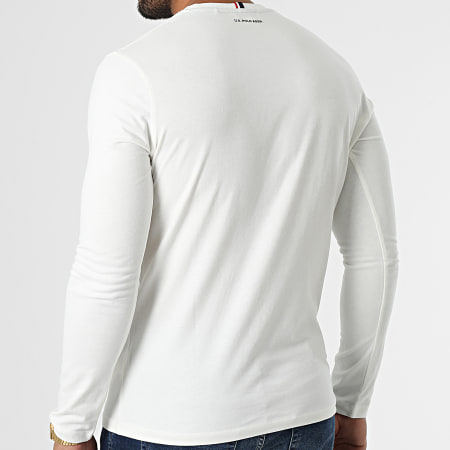 US Polo ASSN - Tee Shirt Manches Longues Joel Blanc