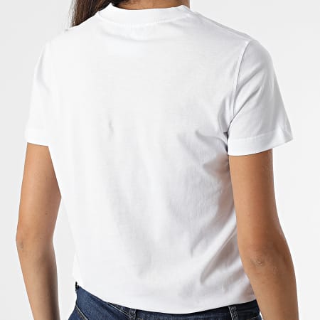 Versace Jeans Couture - Camiseta mujer 73HAHT01-CJ00T Oro blanco