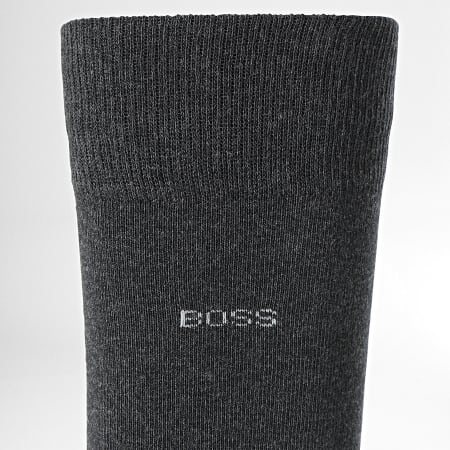 BOSS - 2 paia di calzini 50467709 nero antracite grigio erica