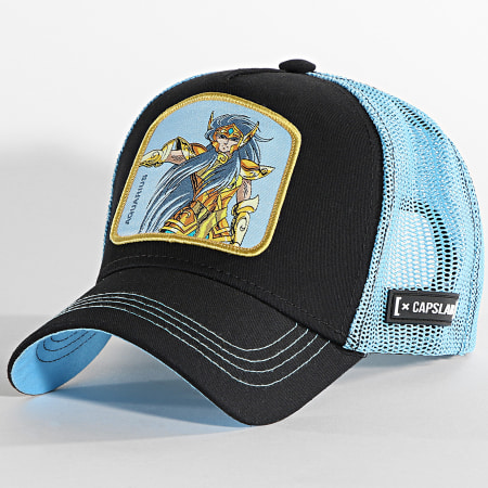 Capslab - Cappello trucker Aquarius nero azzurro