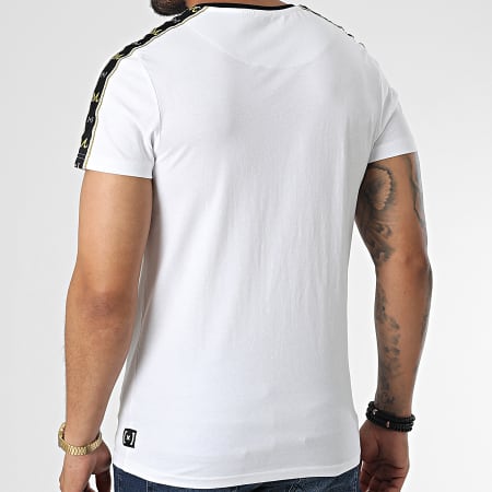 Capslab - Majin Vegeta Camiseta blanca a rayas
