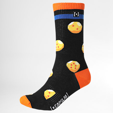 Capslab - Coppia di calzini Goku nero arancio
