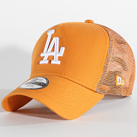 New Era - Los Angeles Dodgers Naranja 9Forty League Essential Gorra Trucker Infantil