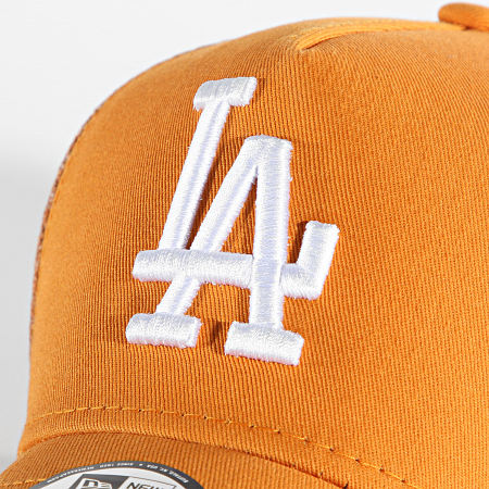 New Era - Casquette Trucker Enfant 9Forty League Essential Los Angeles Dodgers Orange