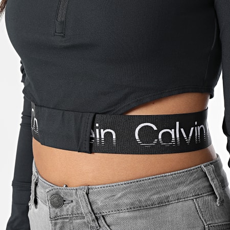 Calvin Klein - Top donna a maniche lunghe GWF2K200 Nero