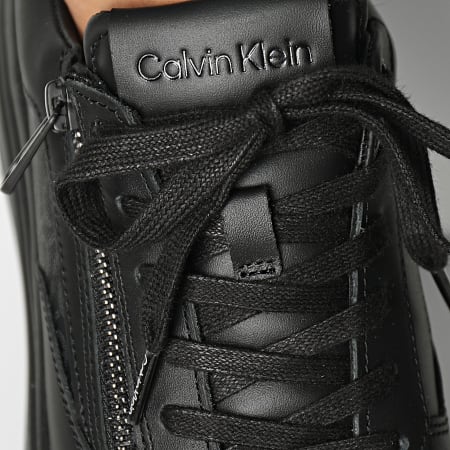 Calvin Klein - Baskets Low Top Lace Up Zip 0739 Black