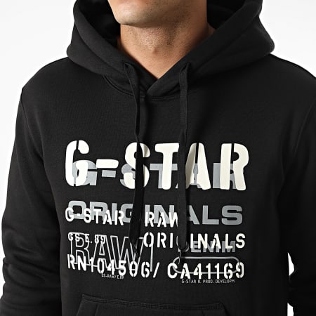 G-Star - Sweat Capuche Multi Layer Originals D22232-A971 Noir