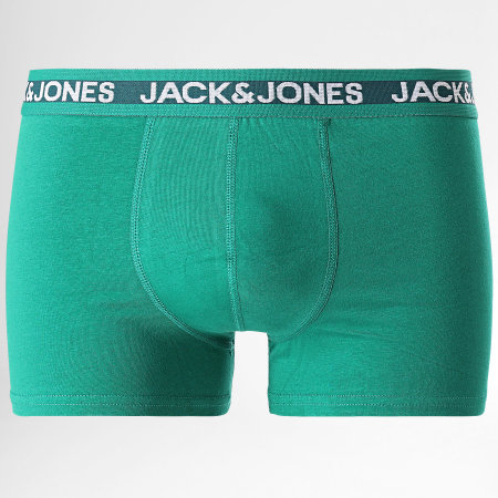 Jack And Jones - Set De 5 Boxers Color Neón Azul Rosa Naranja