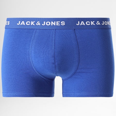 Jack And Jones - Set di 7 boxer Spector nero blu bordeaux
