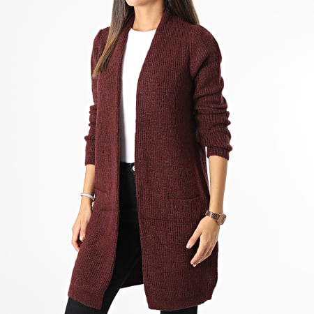 Only - Cardigan donna Jade Bordeaux