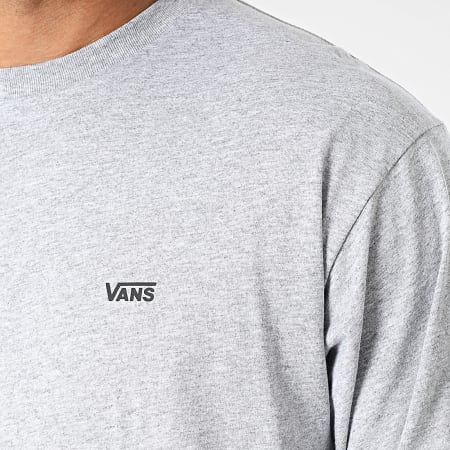 Vans - Tee Shirt Manches Longues Left Chest Hit A49LC Gris Chiné
