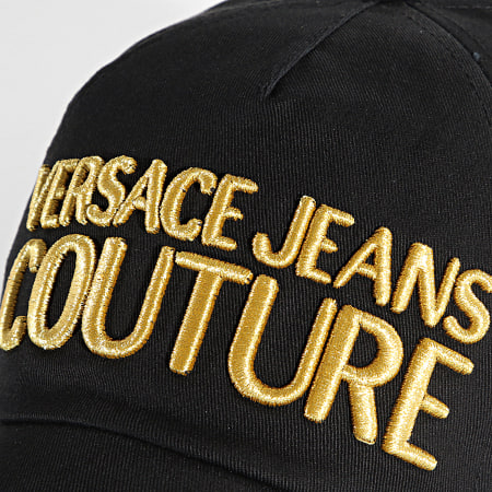 Versace Jeans Couture - Gorra 73YAZK10 Negro Oro