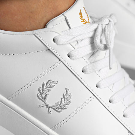 Fred Perry - Sneakers Spencer in pelle B4334 bianco