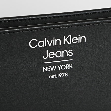 Calvin Klein - Borsa a mano da donna scolpita Borsa a spalla 0074 Nero