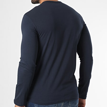 Emporio Armani - Tee Shirt Manches Longues 111653-2F722 Bleu Marine