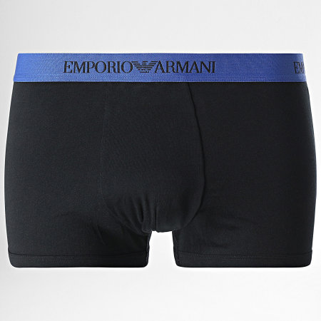 Emporio Armani - Set di 3 boxer 111625-2F722 nero blu reale