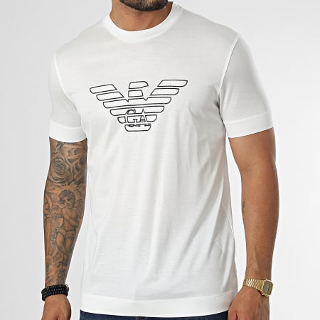 Emporio Armani - Camiseta 6L1TH2-1JUVZ Blanca