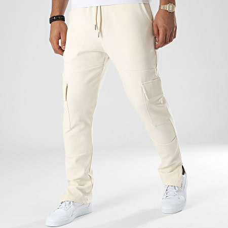 Ikao - LL719 Pantalones Cargo Beige