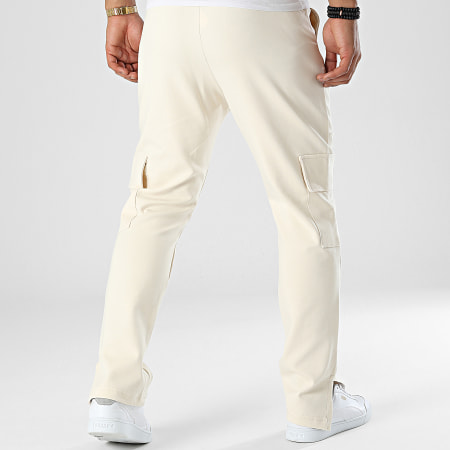 Ikao - LL719 Pantalones Cargo Beige