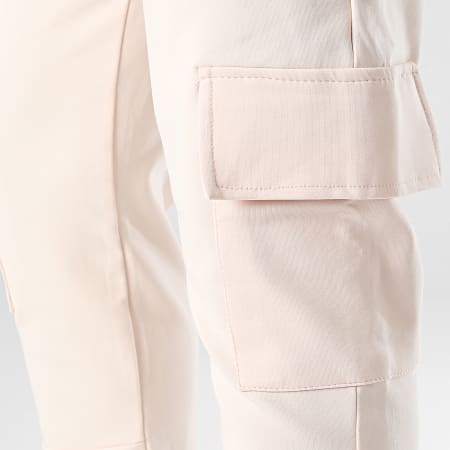 Ikao - LL719 Pantaloni cargo rosa pastello